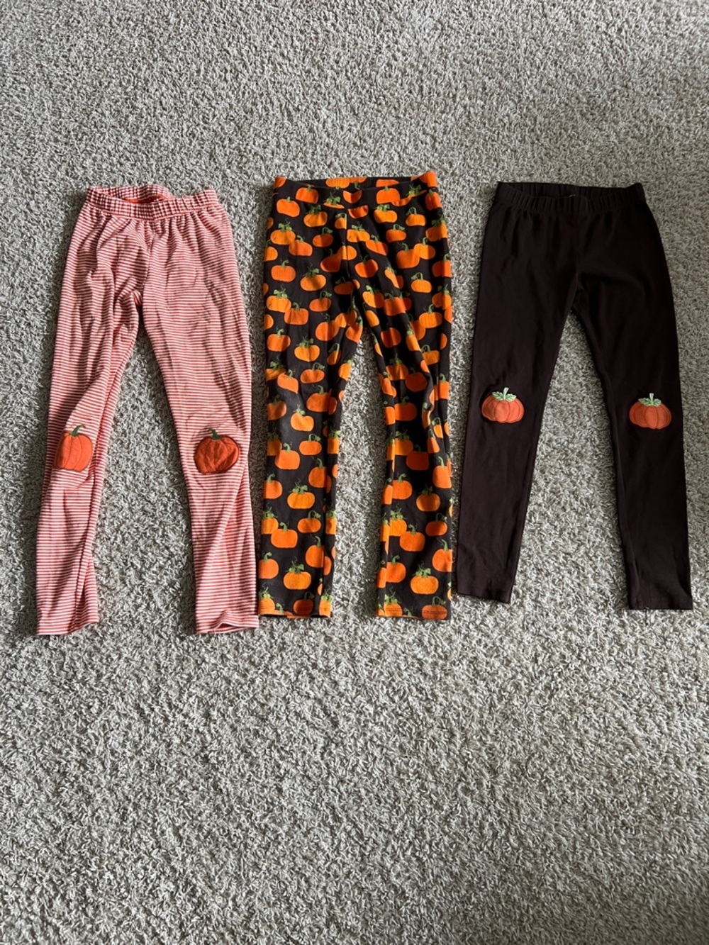 Gymboree Girls Pumpkin Leggings (sz 12)